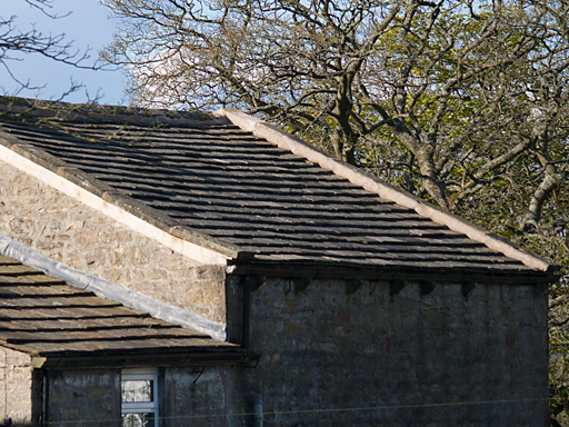 Farmhouse stone roof